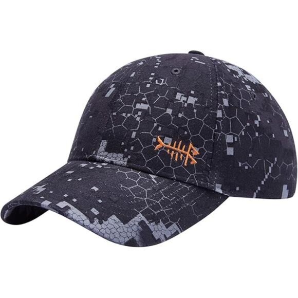 BASSDASH Desolve Camo Fishing Hunting Hat Unisex Adjustable Baseball Cap main image 4